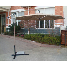 Jardin suspendu lumineux brillant cadre parasol